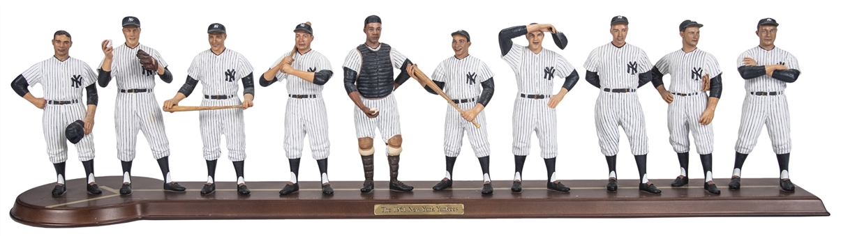1961 New York Yankees Danbury Mint Team Baseball Statue